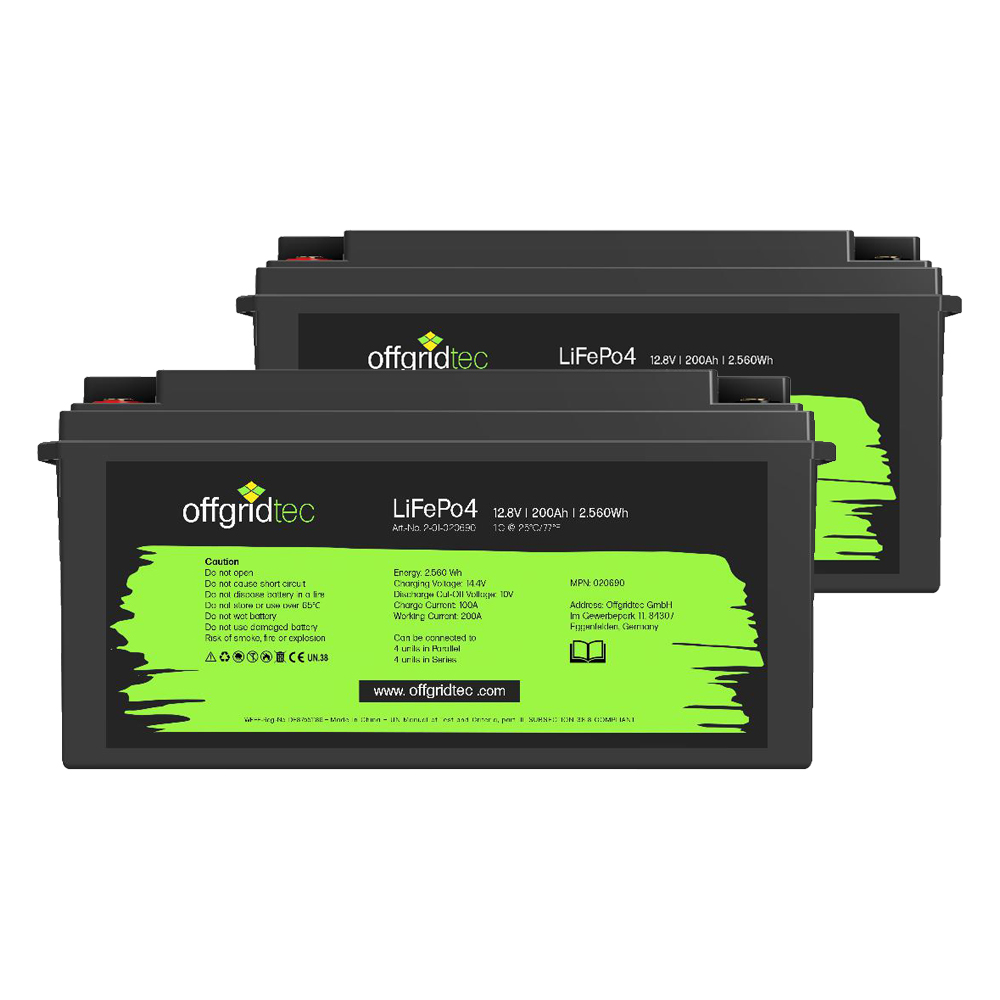 Offgridtec® Autark Pro XL 600W Système solaire - 3000W AC Puissance 2x 200Ah LiFePO4 Batterie
