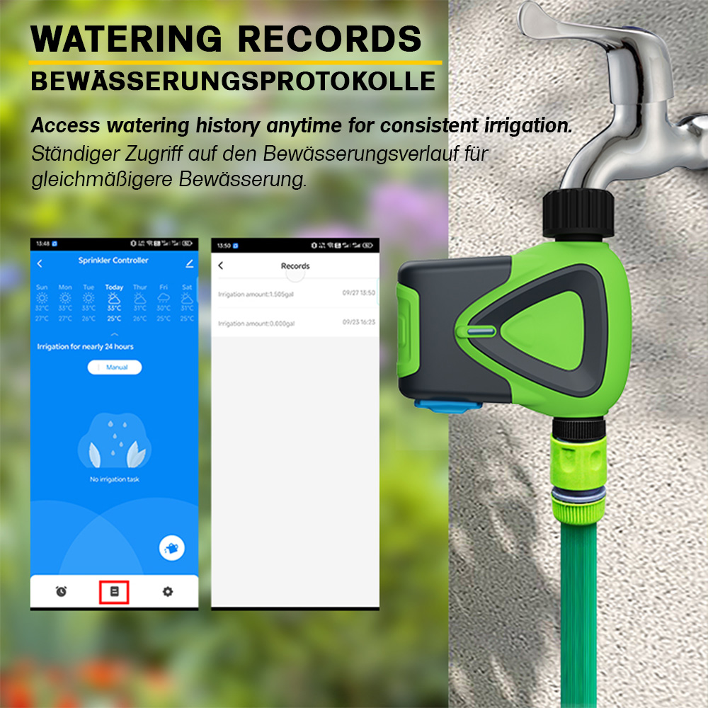 Offgridtec Smart WiFi Garden Watering Timer – Tuya Smart Life, App Control