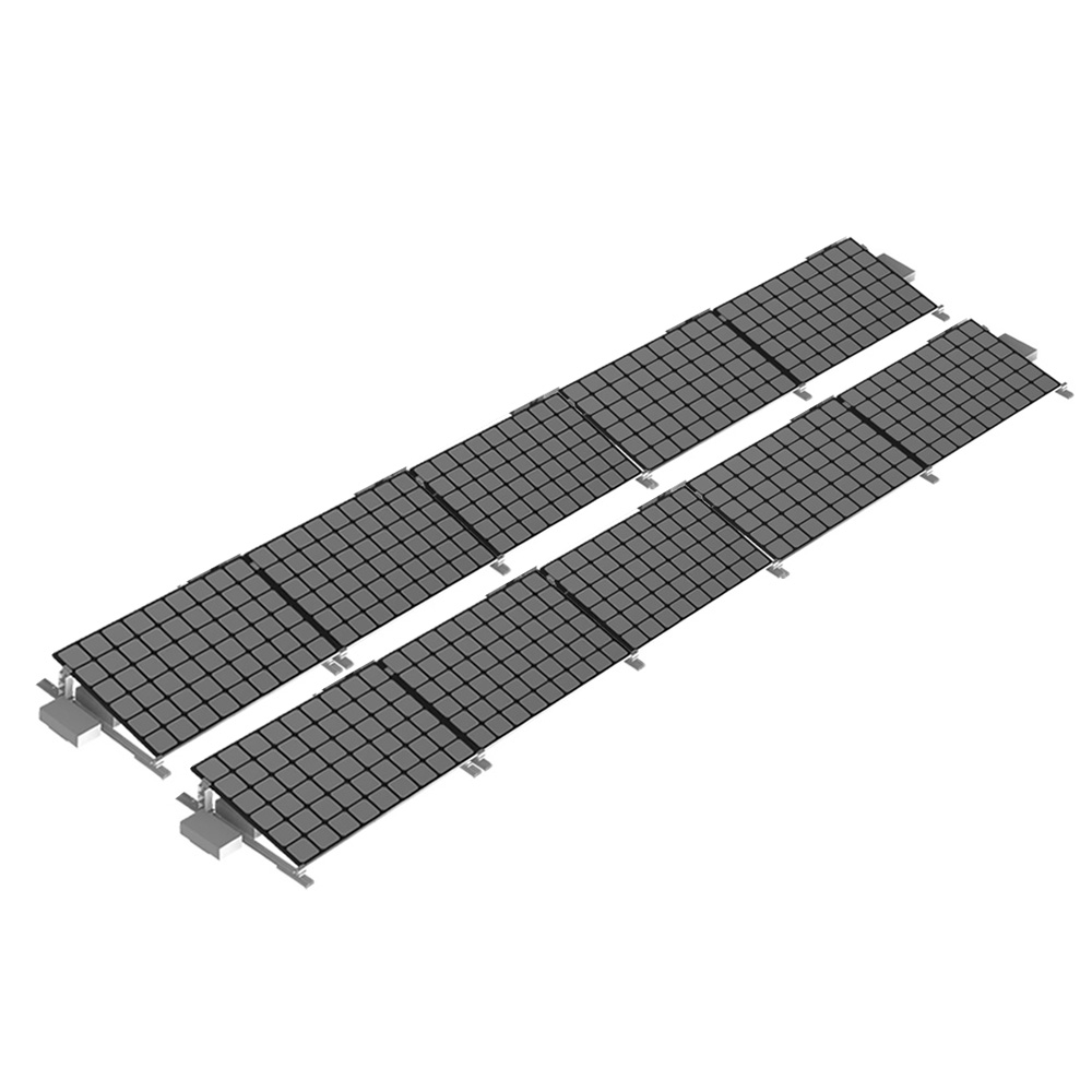 Offgridtec Flachdach Befestigungsset Ballast Montagekit Reihe 10 Module