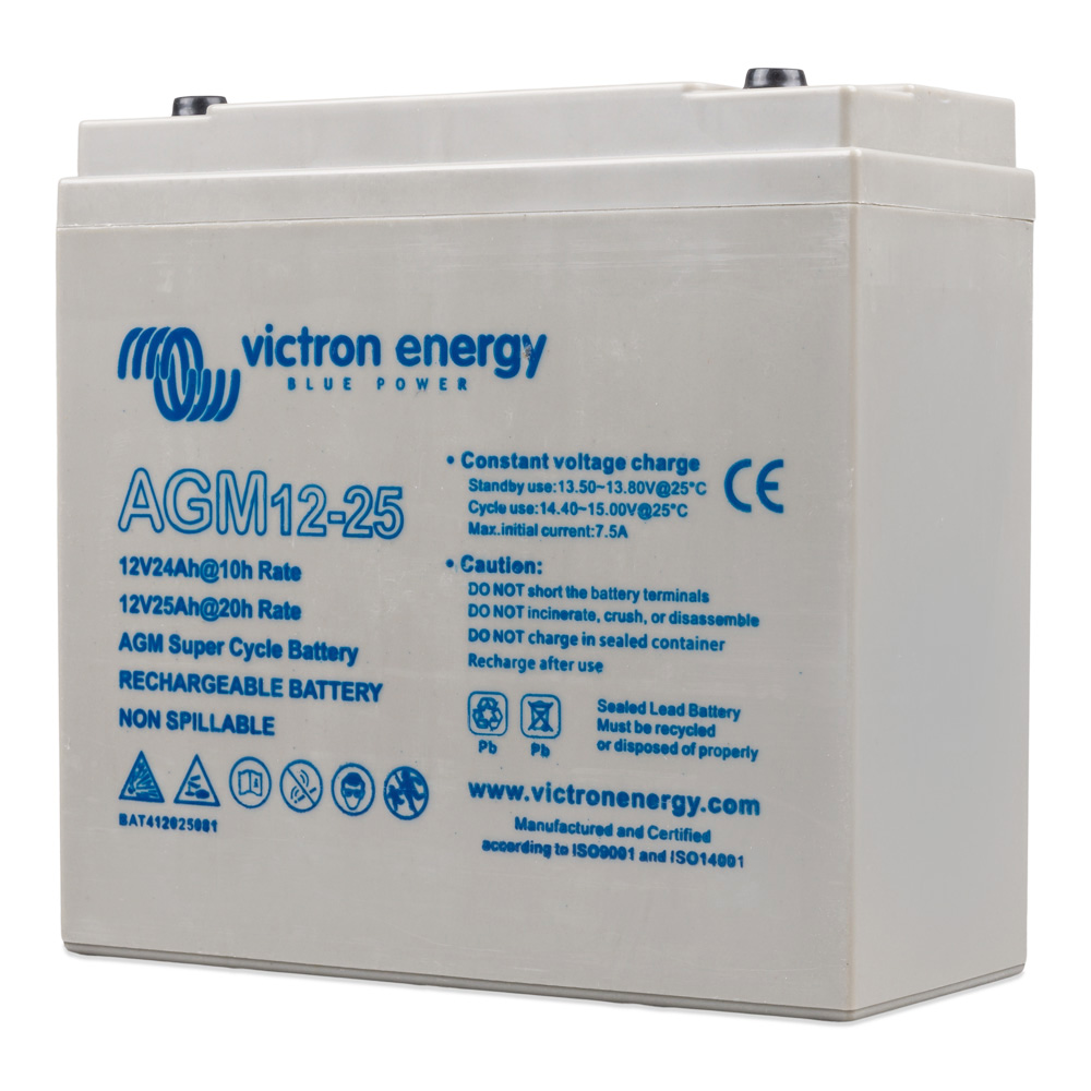 Victron AGM 12V 25Ah Super Cycle Batterie M5