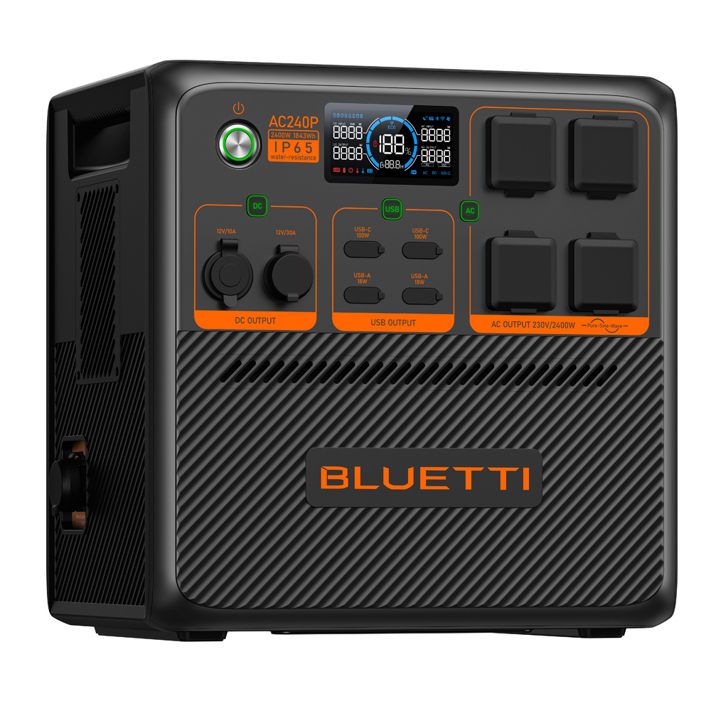 Bluetti AC240P Powerstation LiFePO4 1843Wh 2400W