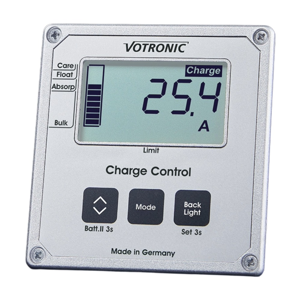 LCD-Display mit 3 Kontrolltasten grau