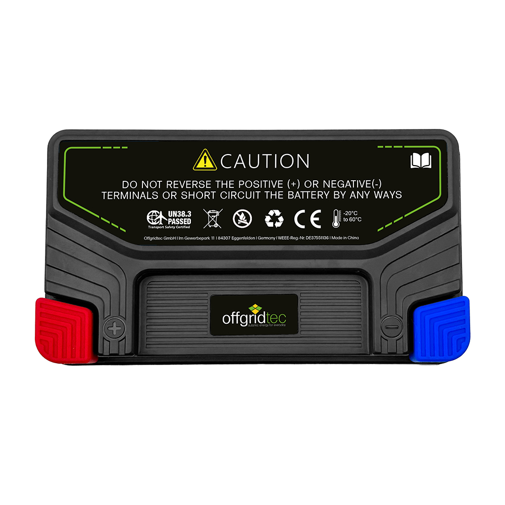 Offgridtec LFP starter battery 9Ah 12.8V for motorcycle