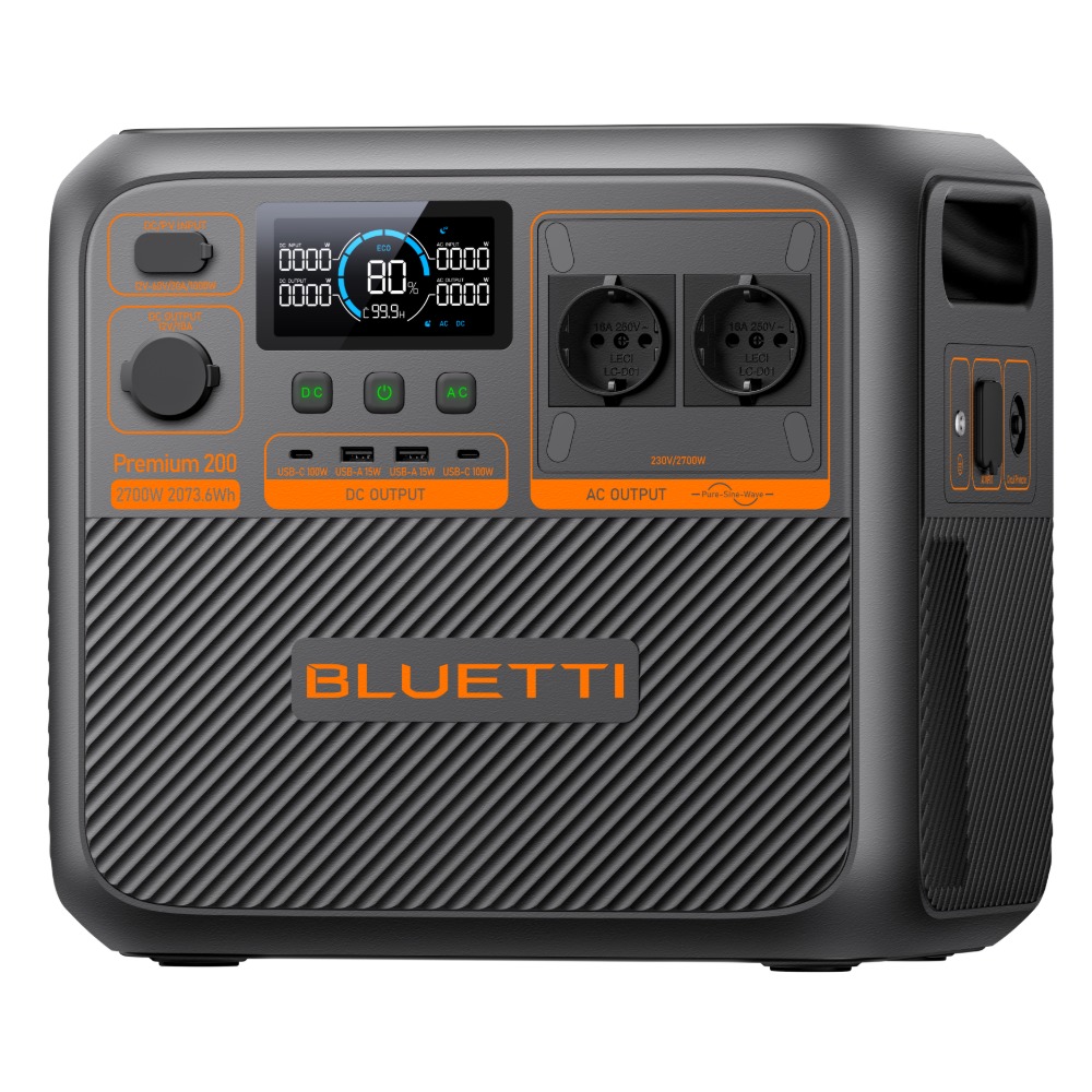 Bluetti Premium 200 V2 Mobile Powerstation 2073Wh 2700W USV-Funktion