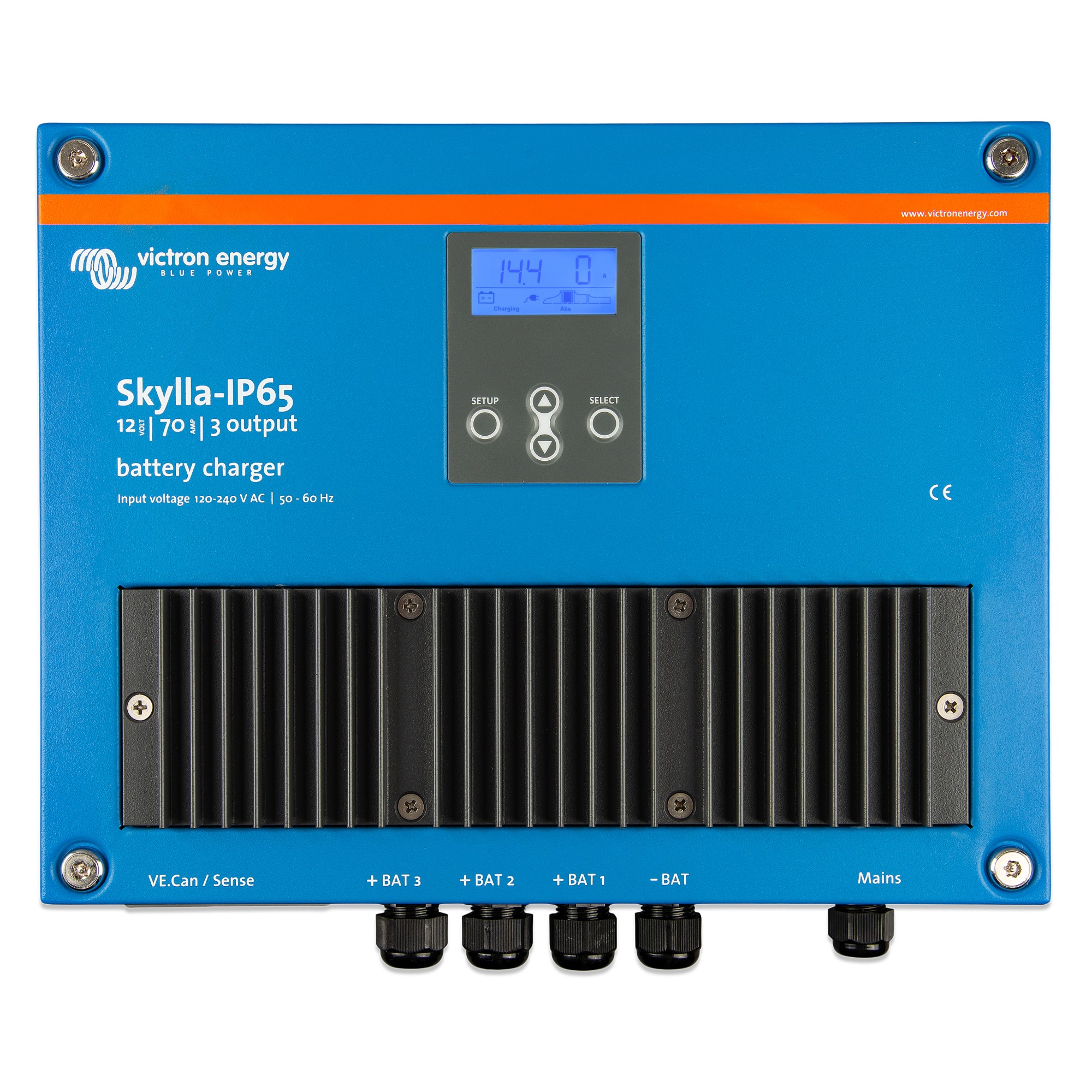 Skylla IP64 12v mit 3 Ausgängen frontale Draufsicht