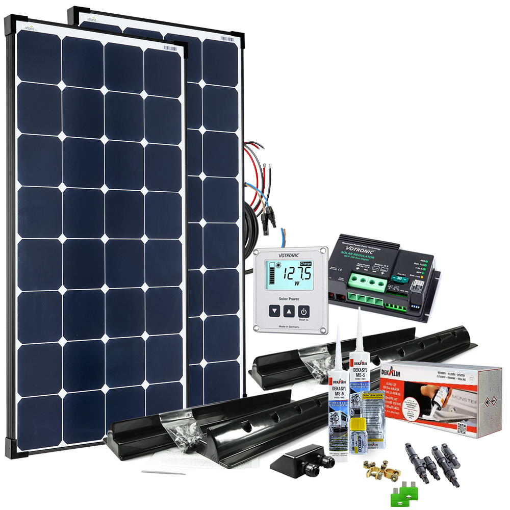 Offgridtec 240W 12V MPPT Premium XL Kit complet camping-car option EBL