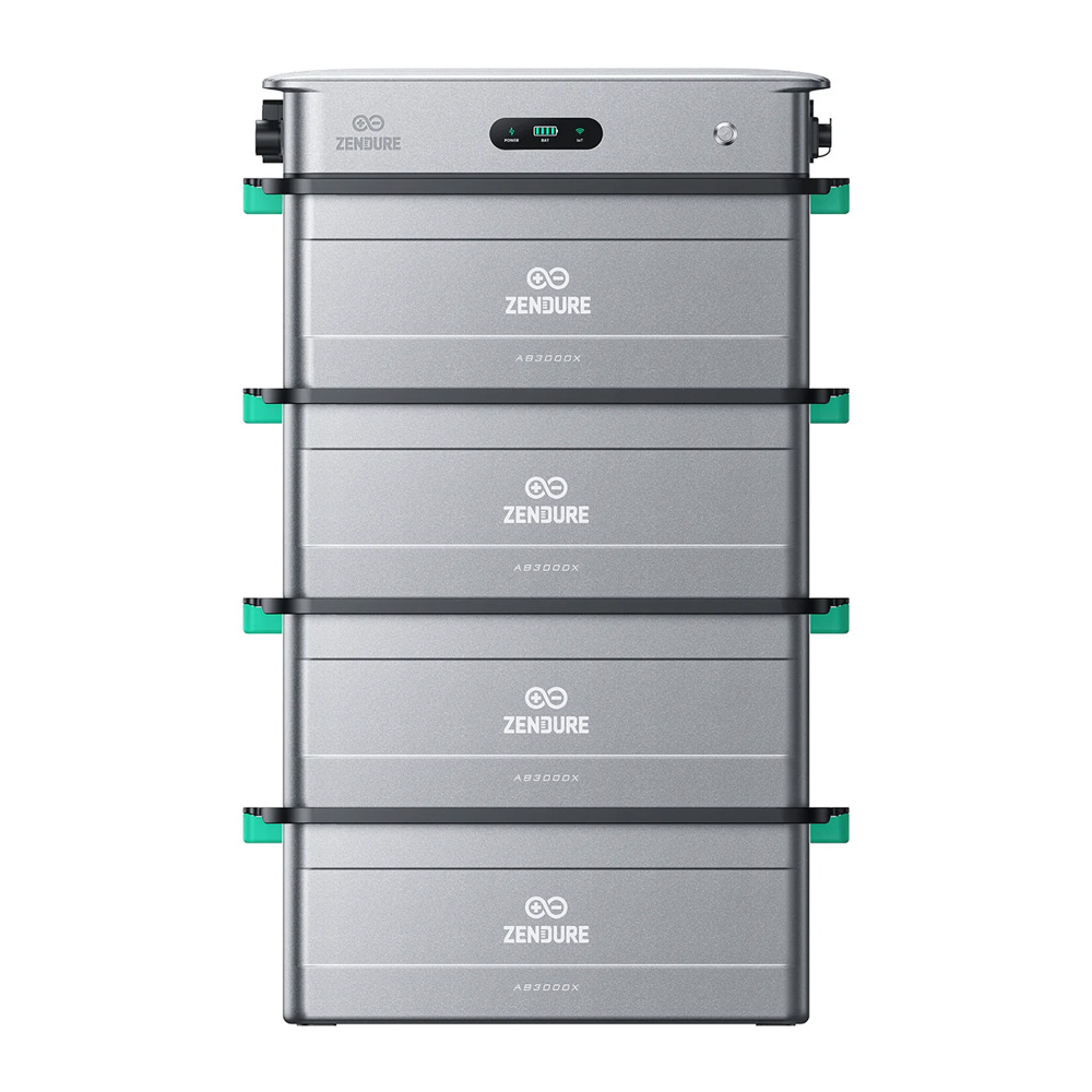 Zendure SolarFlow Set 11,52kWh 2400 AC mit 4x AB3000X Erweiterungsbatterie
