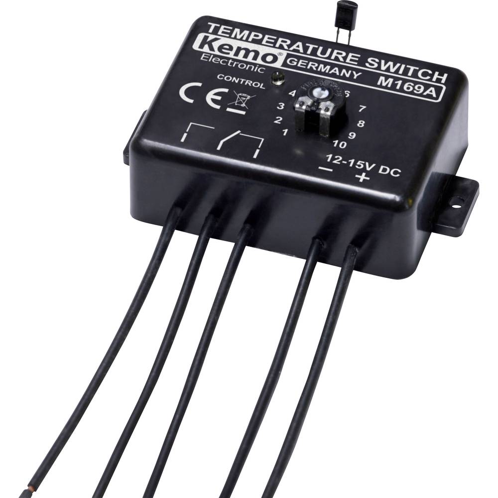 KEMO Temperaturschalter-Thermostat 12V/DC M169A