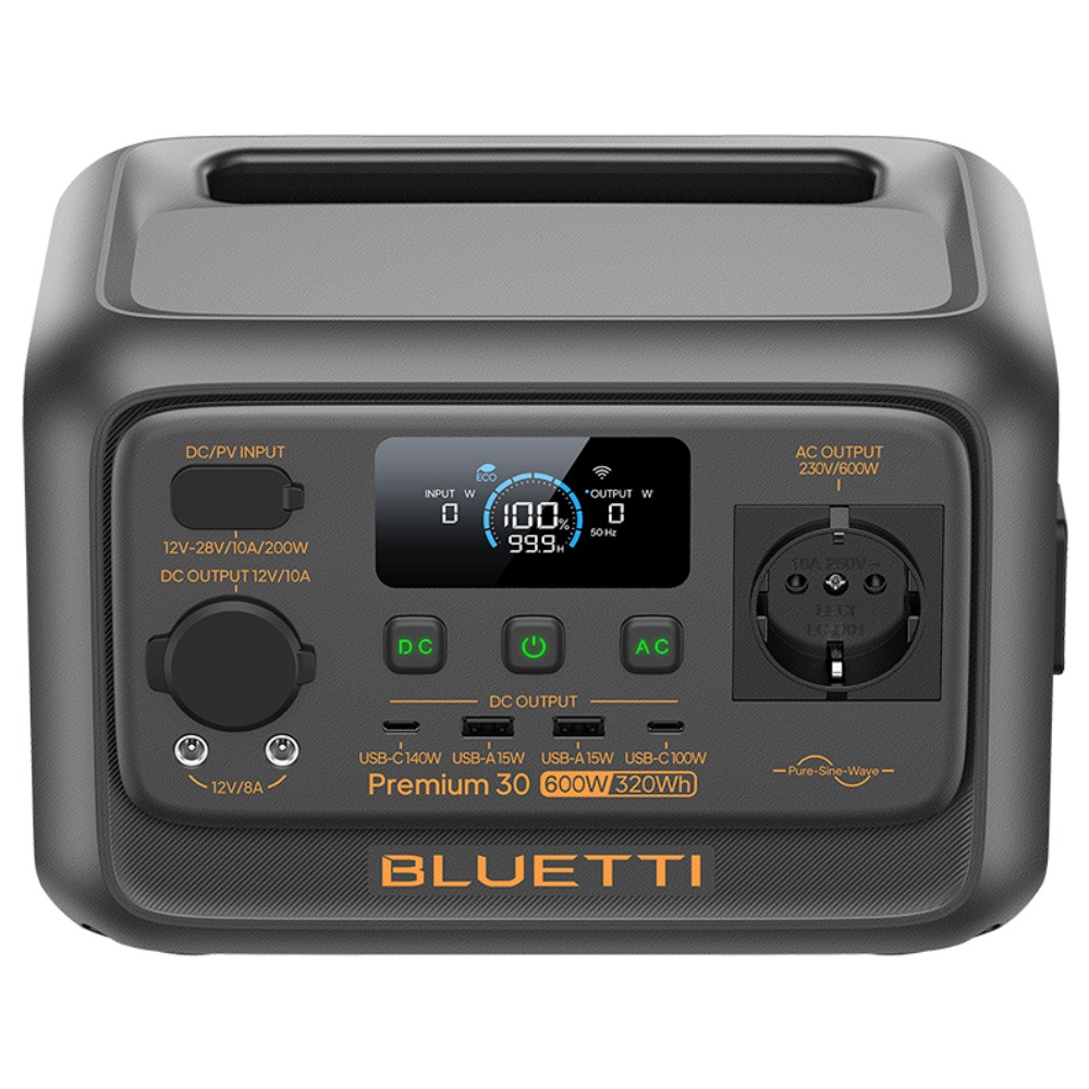Bluetti Premium 30 V2 Mobile Powerstation 320Wh 600W USV-Funktion