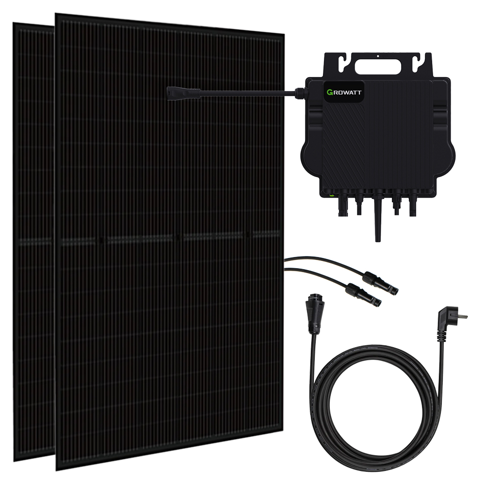 Offgridtec 890W Growatt NEO 800M-X Trina Vertex S+ Dual Glas Mini-PV Solaranlage