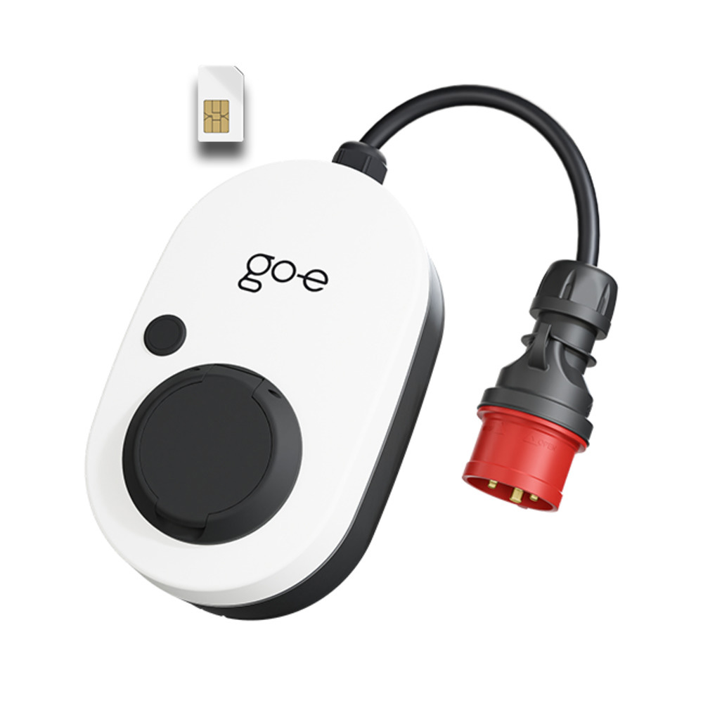go-e Wallbox Gemini flex 2.0 11kW mobile Ladebox mit 16A CEE Stecker und eSIM