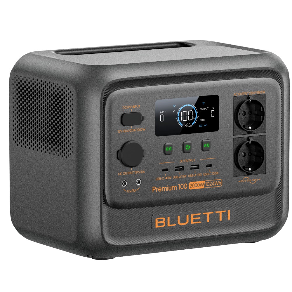 Bluetti Premium 100 V2 Mobile Power Station 1024Wh 2000W
