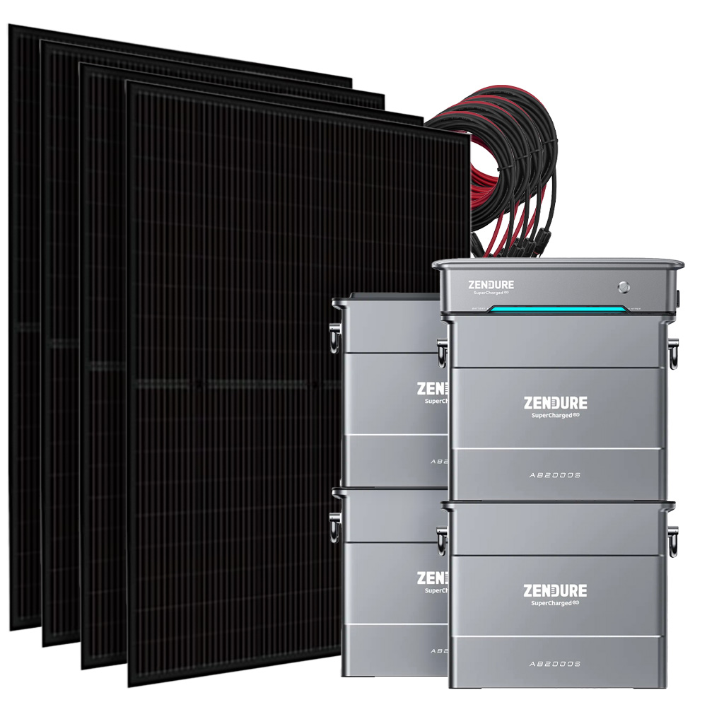 Offgridtec SolarFlow 7,68kWh 1780w Hyper 2000 Centrale électrique pour balcons Dual-Glas TOPCon