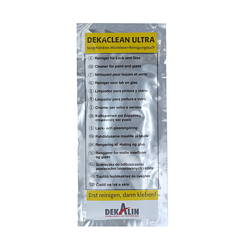 Adhesive set Dekalin 6270034 DEKAsyl MS-5 black 290 ml strong adhesive / Dekavator / wool swab / cleaning cloth