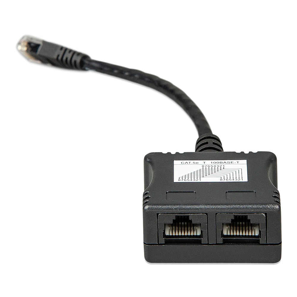 Victron RJ45 Y-Splitter – 1x RJ45 Stecker auf 2x RJ45 Buchse mit 15 cm Kabel