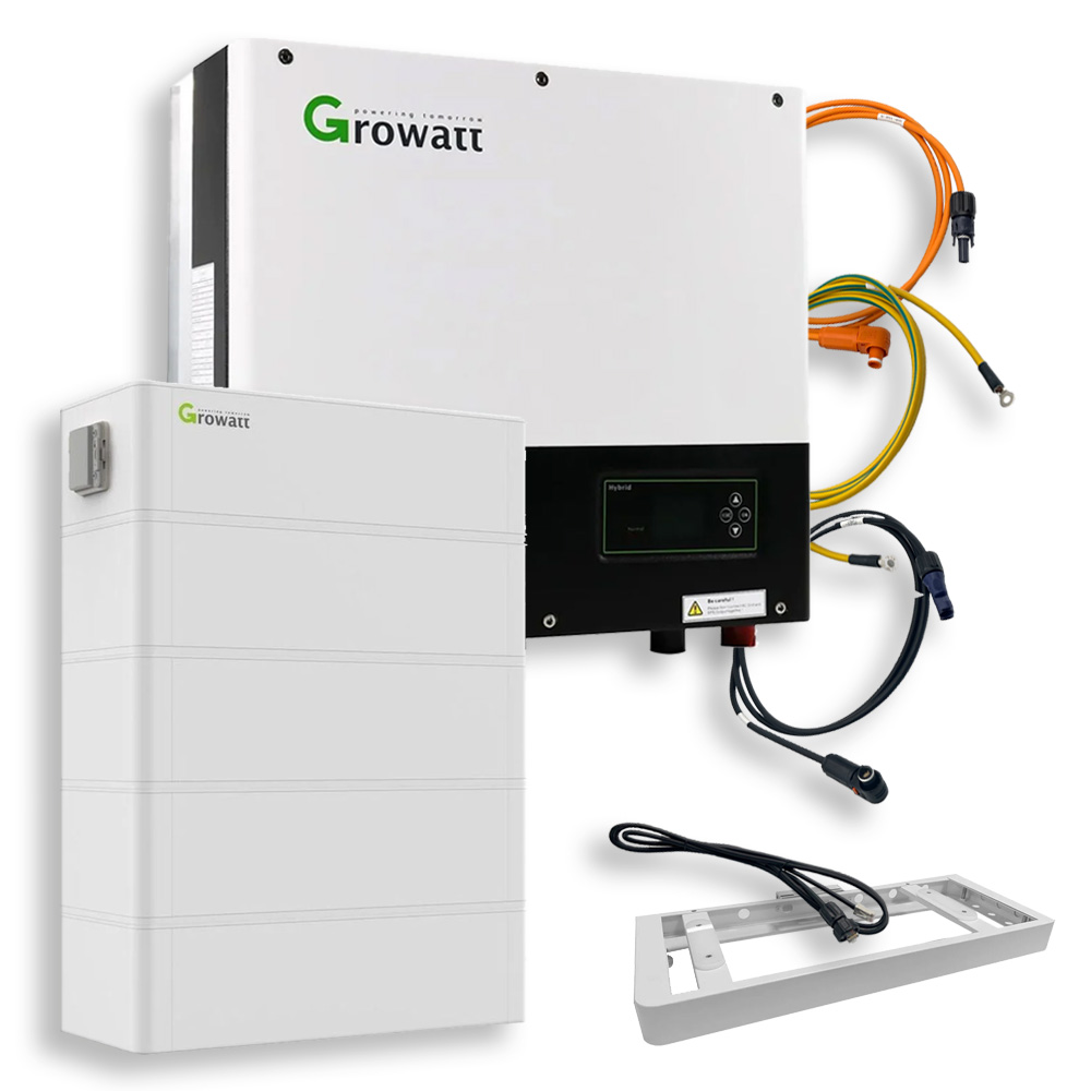 Growatt Retrofit Kit 10.24kWh ARK SPH 6000TL3 BH-UP Hybrid Inverter LiFePO4 Storage