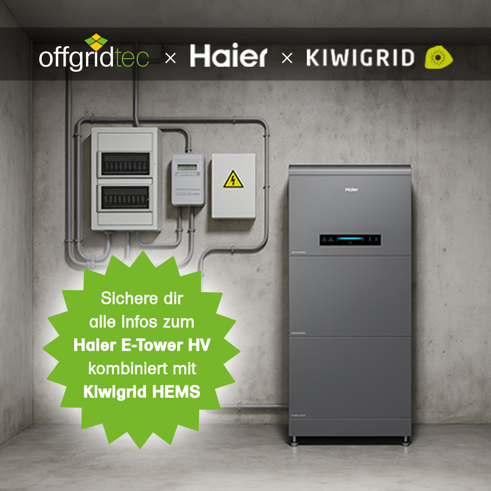 Banner für Haier Produkttraining bei Offgridtec