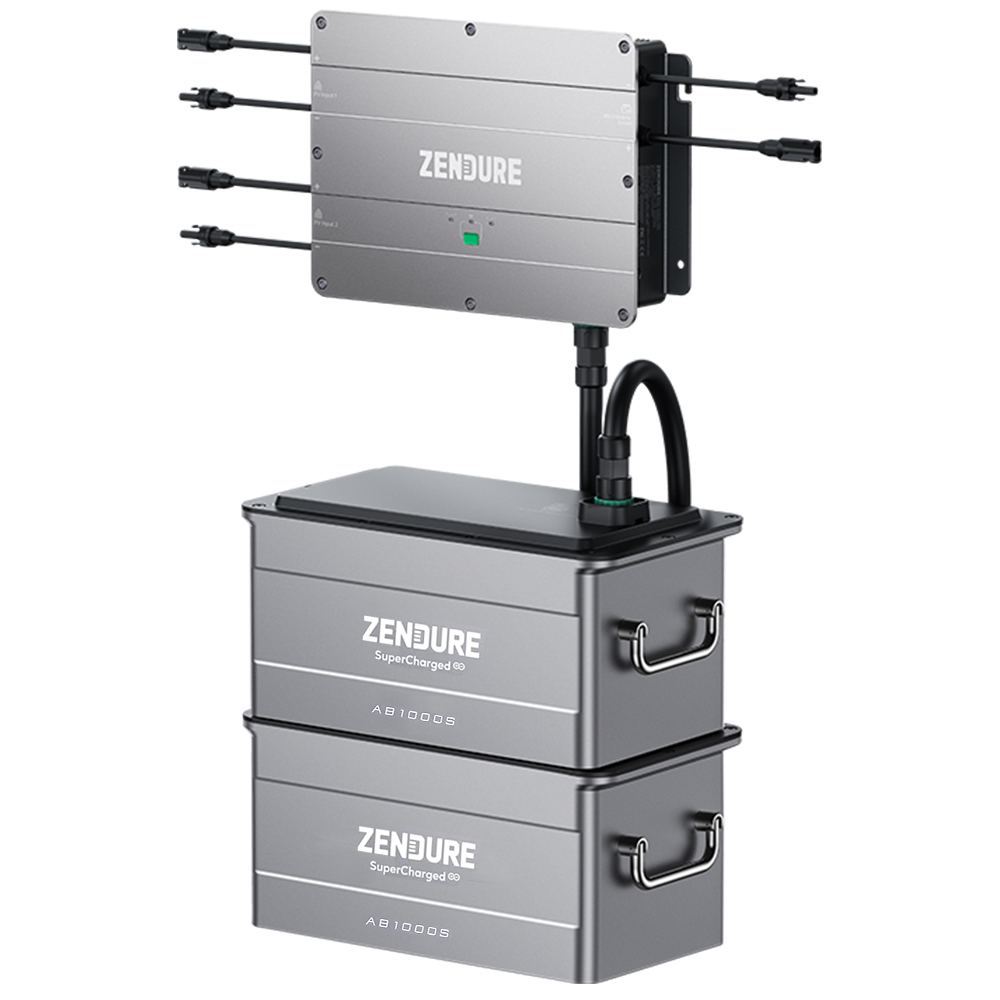 Zendure SolarFlow Set 1.92kWh Smart pv Hub with 2x ab1000 expansion battery