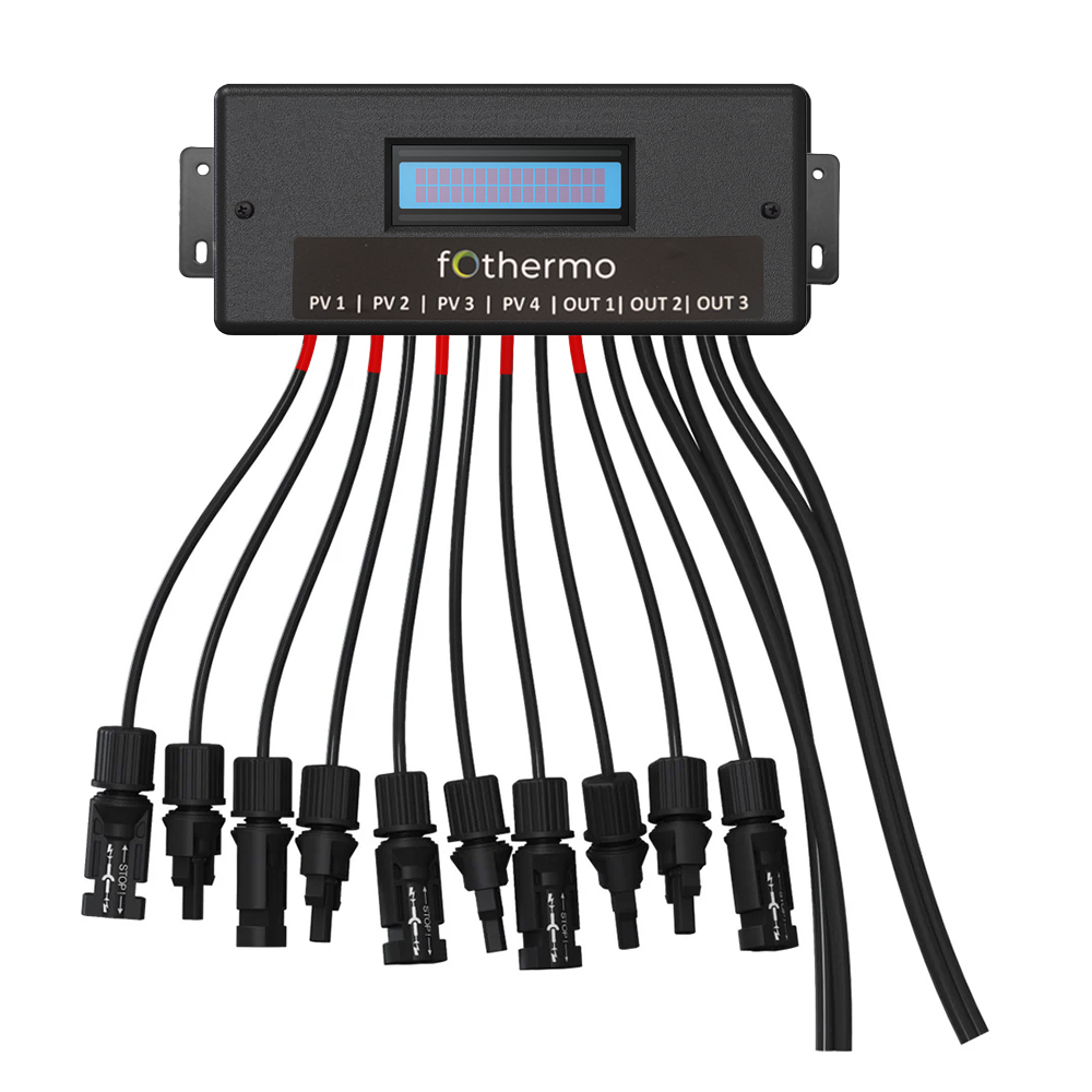 Fothermo Commutateur chauffe-eau photovoltaïque vers alimentation