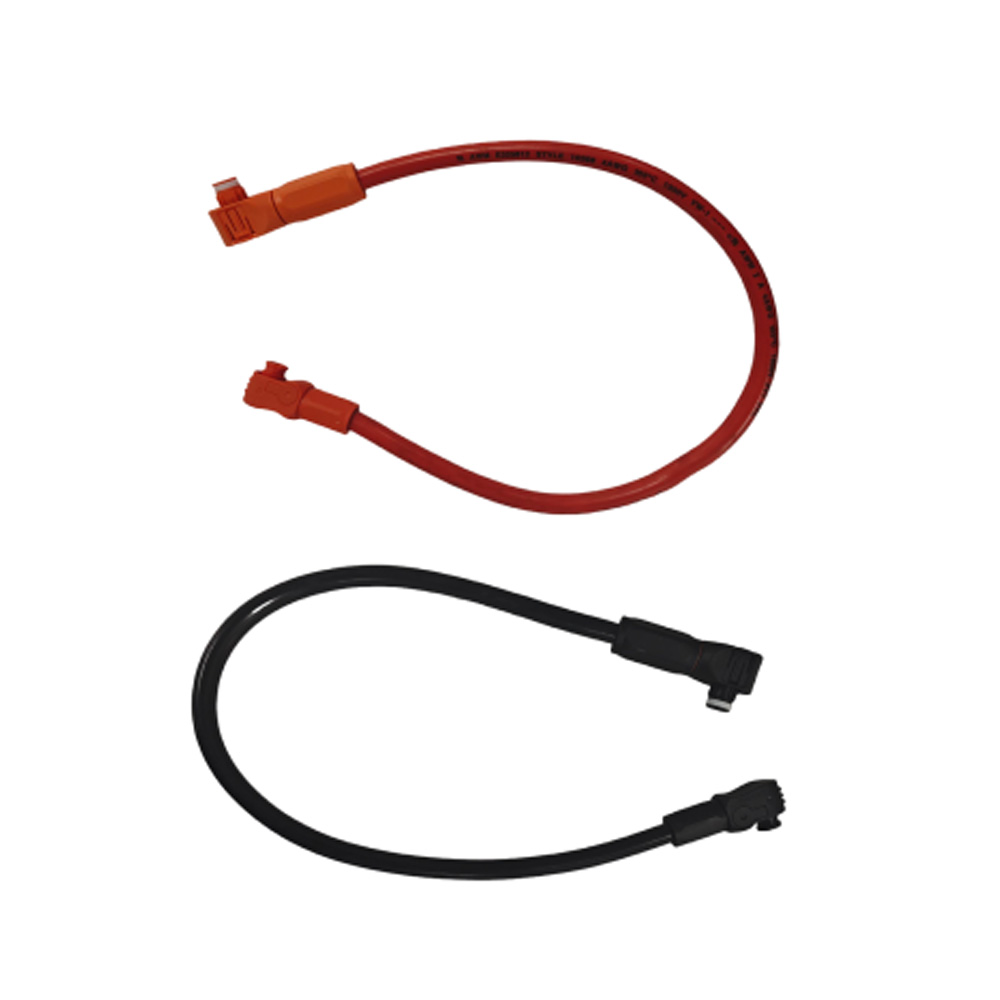 rotes Kabel und schwarzes Kabel