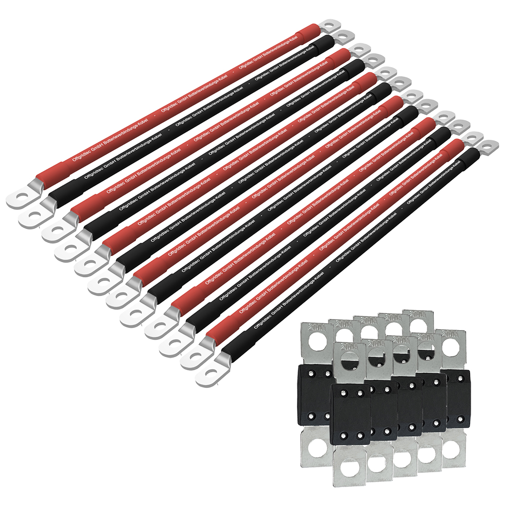 Offgridtec Kit de sauvegarde 28,8kWh Batterie Pylontech LiFePO4 - Victron MultiPlus II 48/10000 Onduleur 3 phases