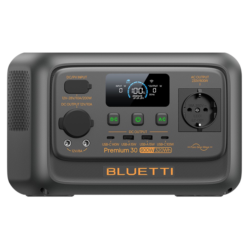 Bluetti Premium 30 V2 Mobile Powerstation 320Wh 600W USV-Funktion