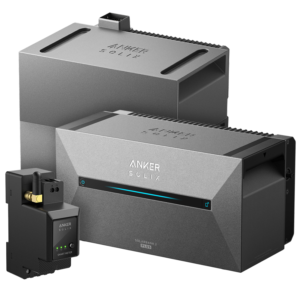 Anker solix 2 e1600 plus 3.2kWh all-in-one storage system incl. smart electricity meter