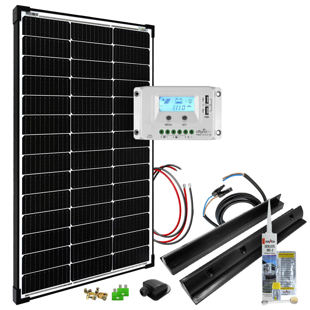 Offgridtec mPremium l-100w 12v Camping-car Solaranstallation