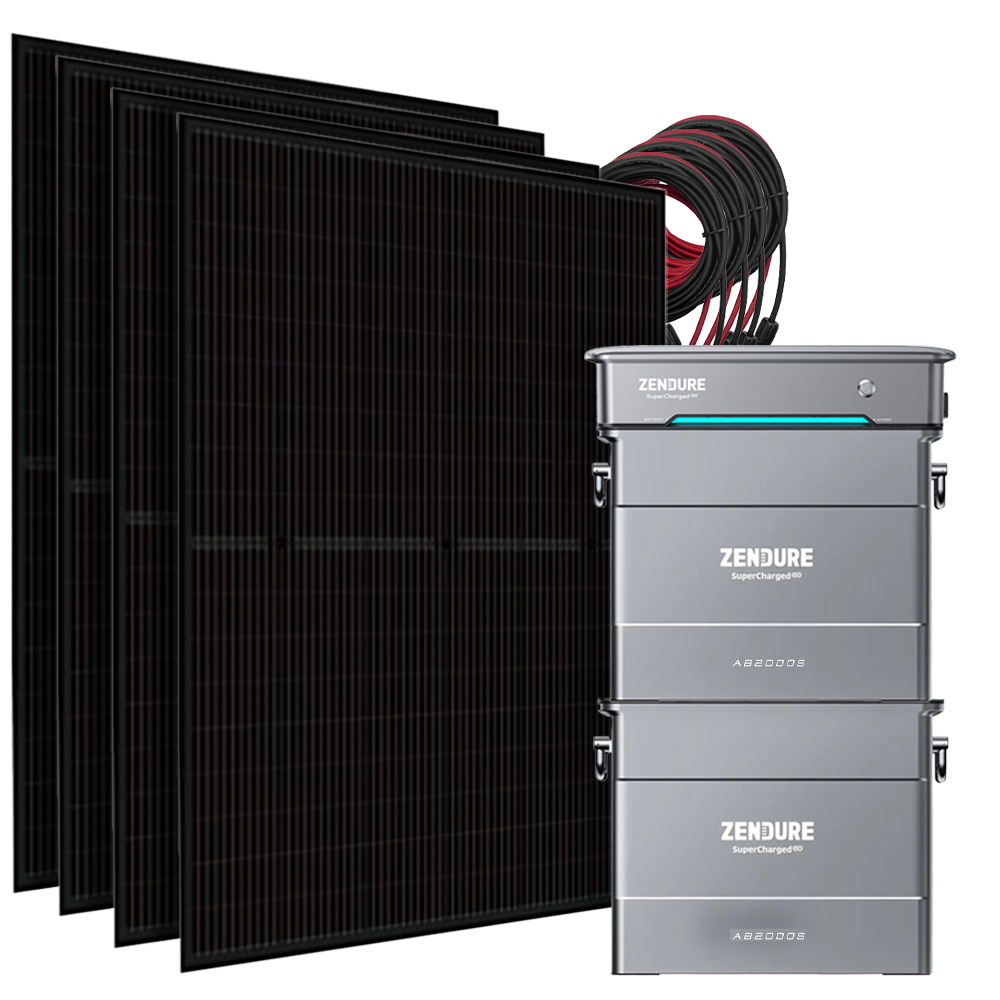 Offgridtec SolarFlow 3,84kWh 1780w Hyper 2000 Centrale électrique pour balcons Dual-Glas TOPCon