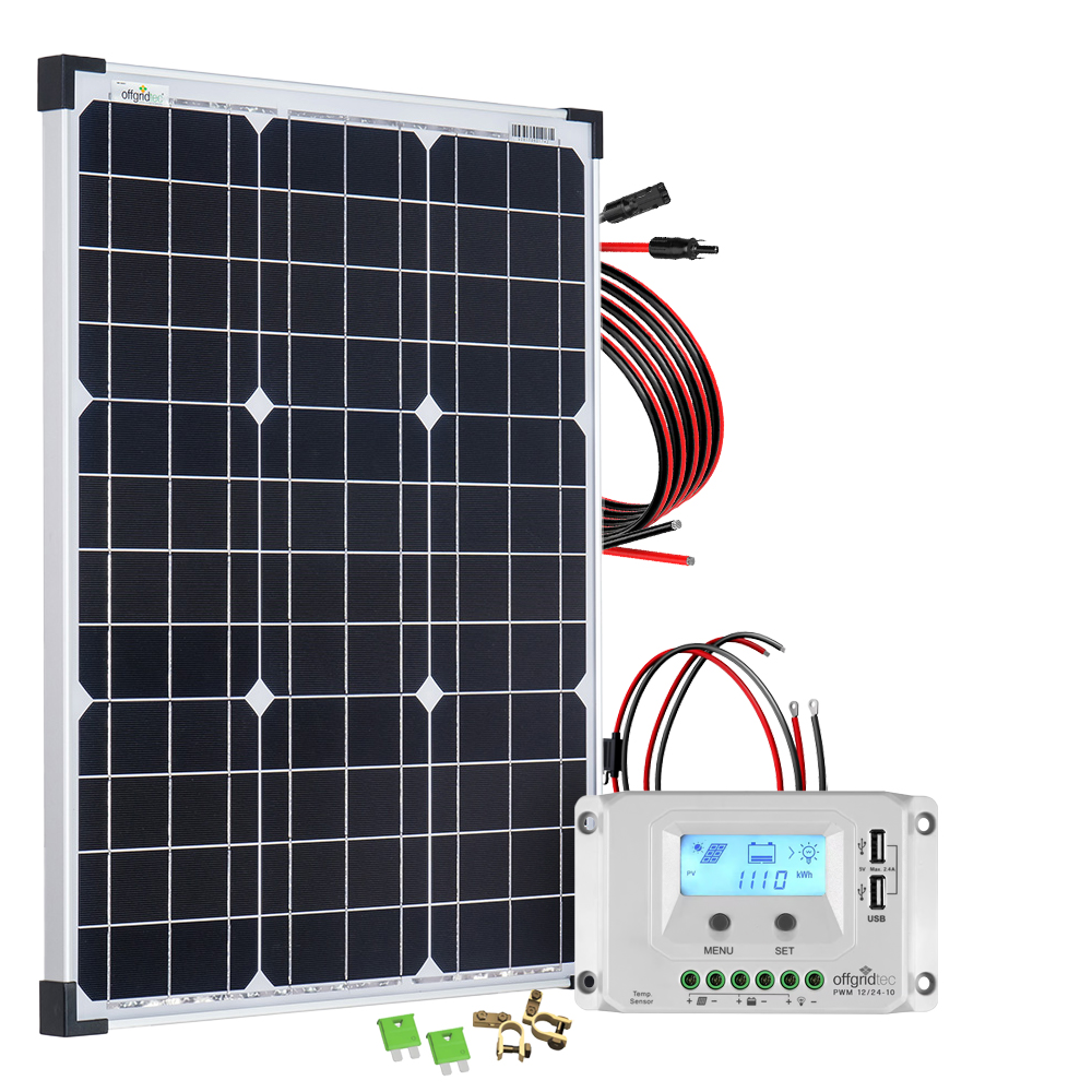 basicPremium-S 50w Solarainstallation 12v/24v