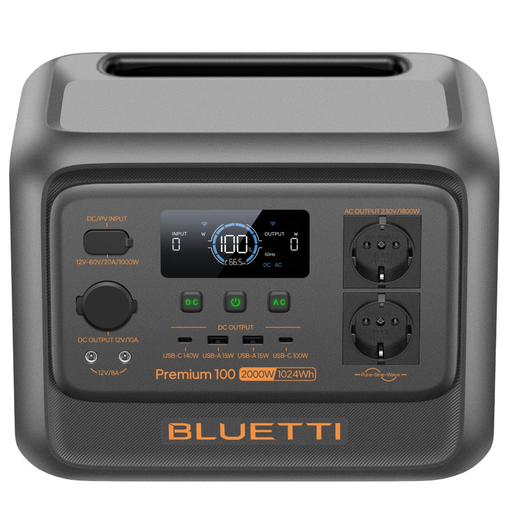 Bluetti Premium 100 V2 Mobile Power Station 1024Wh 2000W