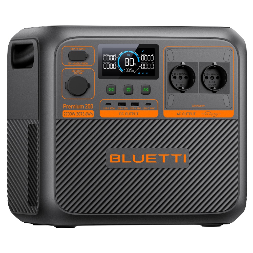 Bluetti Premium 200 V2 Mobile Powerstation 2073Wh 2700W USV-Funktion