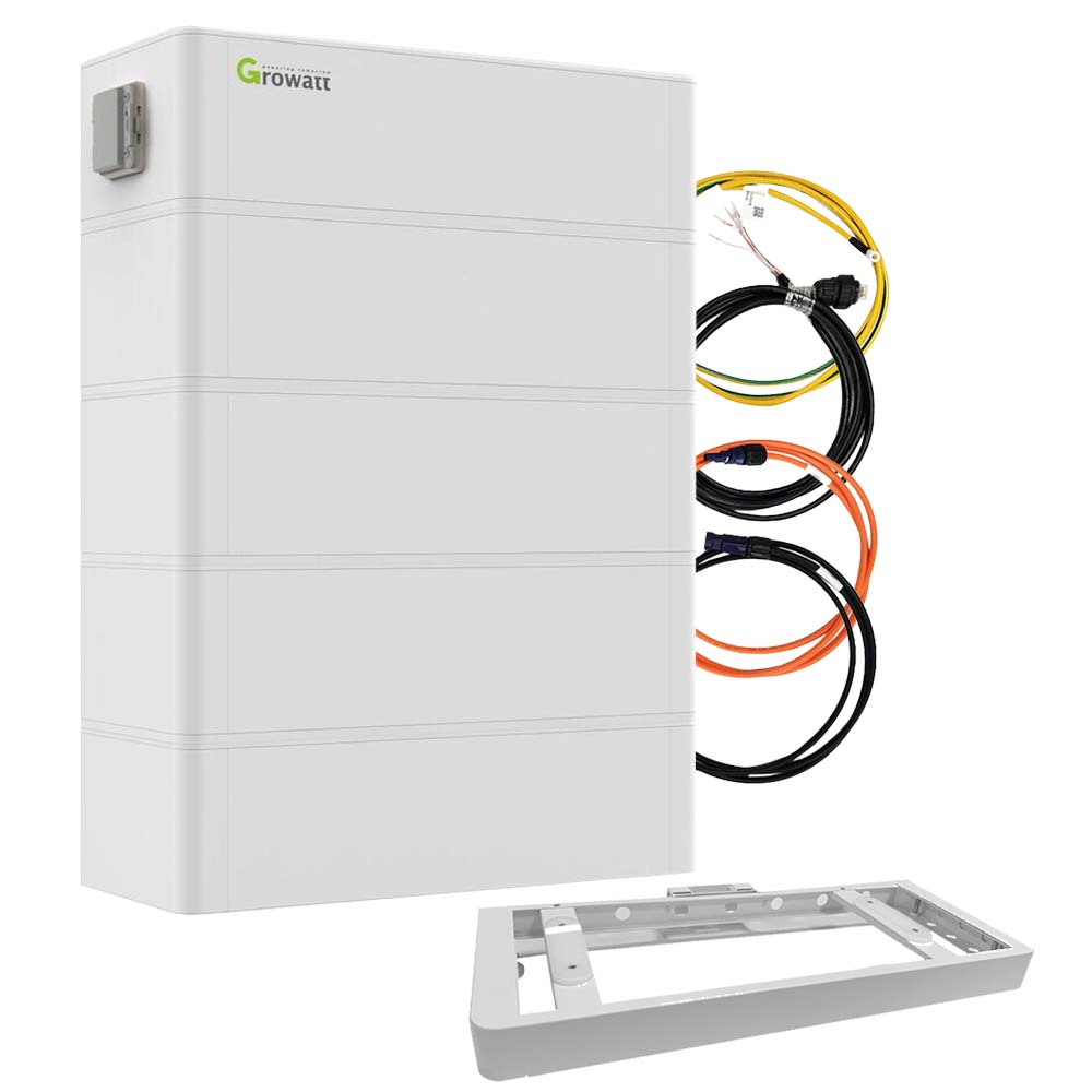 Growatt ark xh 10.24kWh high-voltage storage system with base for min and MOD xh inverters