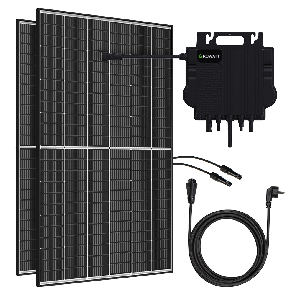 Offgridtec 860w Growatt neo 800m-x Trina Vertex s Dual Glass Mini-PV solaranlage