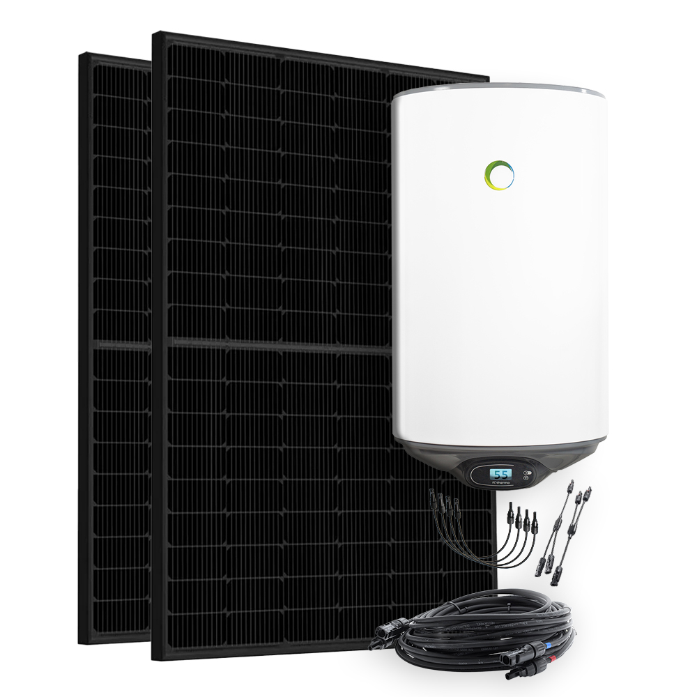 860W Solar System with 80L Fothermo Boiler for Hot Water Preparation for Garden and RV