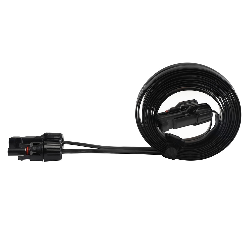 mc4 to mc4 0.5m flat cable (super flat) 4mm² connection cable