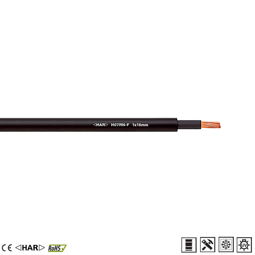 h07rn-f 1x16mm Câble caoutchouc haut de gamme Câble Lapp 1600195