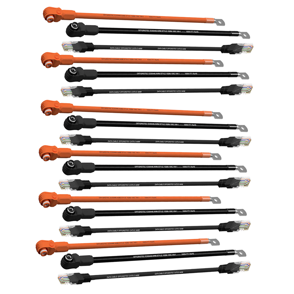 Offgridtec Kit de sauvegarde 28,8kWh Batterie Pylontech LiFePO4 - Victron MultiPlus II 48/10000 Onduleur 3 phases