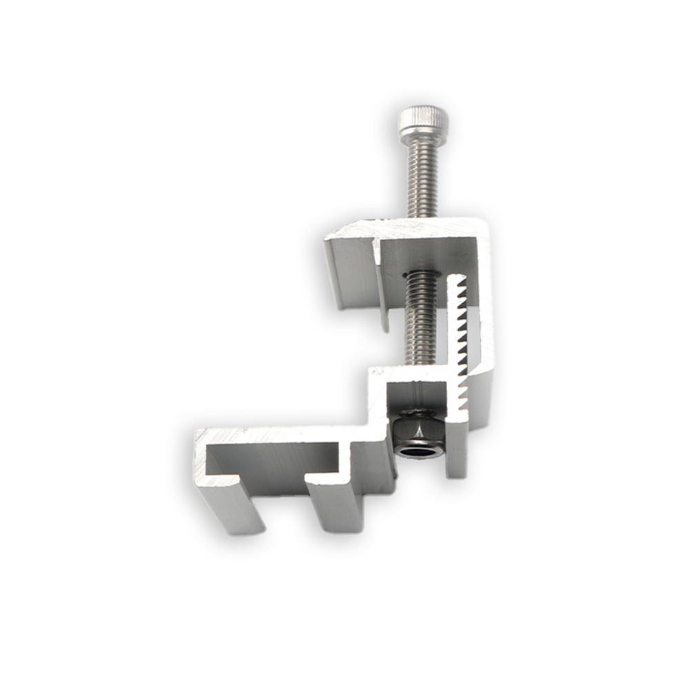 Offgridtec Pince de fixation argentée pour micro-onduleur module solaire 28-50mm