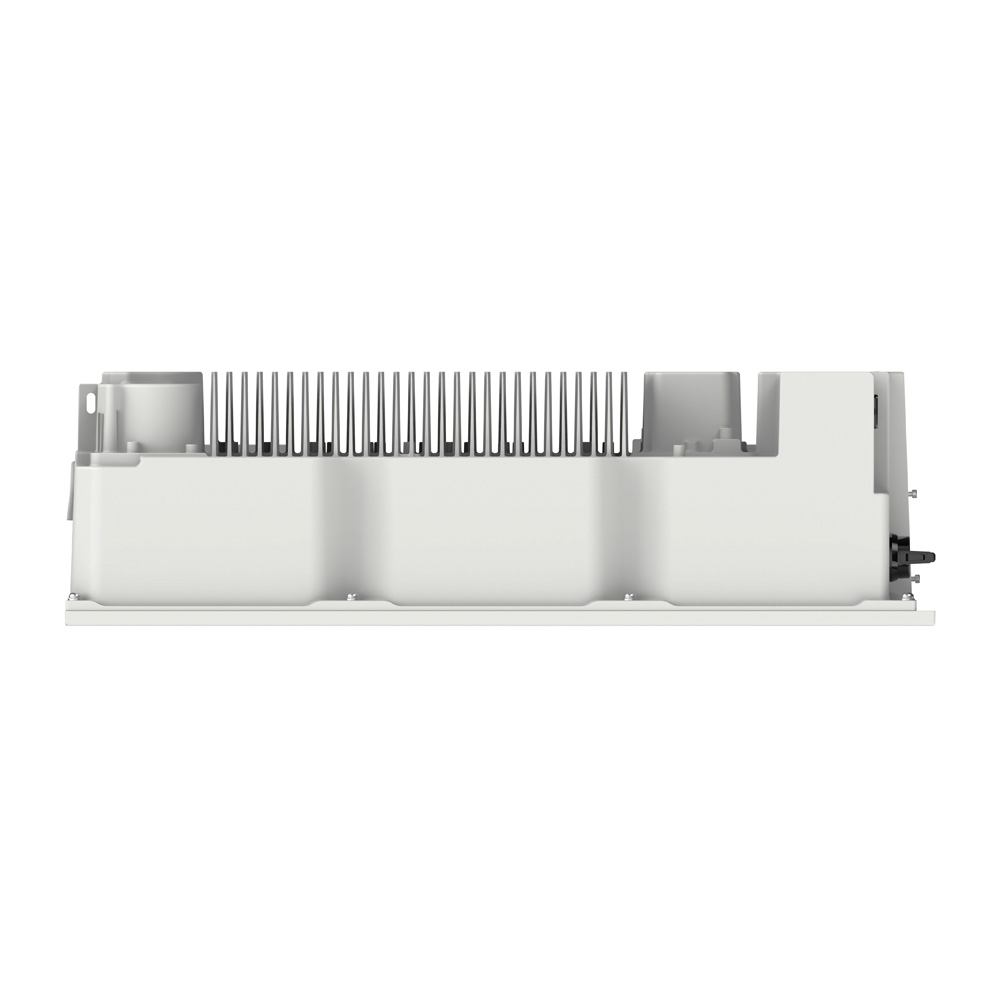 Oberseite des Solax X3-IES-5K AFCI Inverters mit sichtbarem Lüftungsgitter der Rückseite Oberseite des Solax X3-IES-5K AFCI Inverters mit sichtbarem Lüftungsgitter der Rückseite