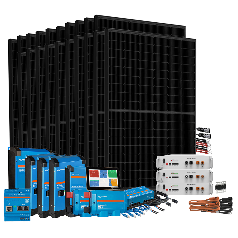 Offgridtec HomePremium S UPS Système solaire 8600Wp E-Box-48100R-C 15,4Wh triphasé avec compteur électrique Offgridtec HomePremium S UPS Système solaire 8600Wp E-Box-48100R-C 15,4Wh triphasé avec compteur électrique