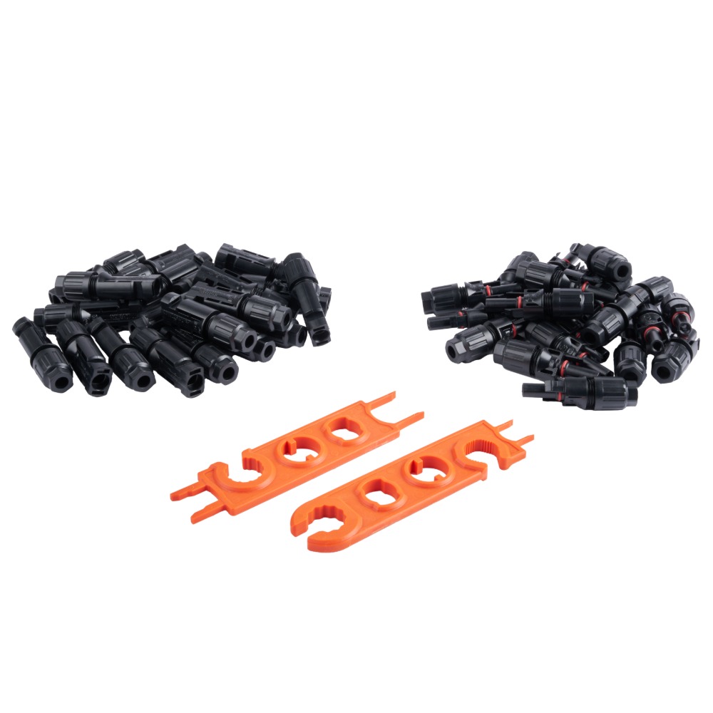 20-pair solar connector set IP67 for 6 mm² + wrench