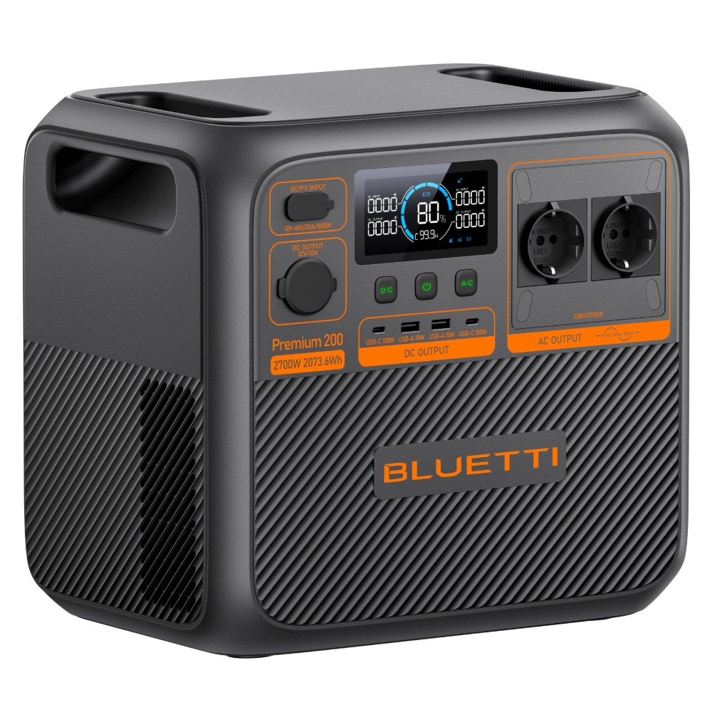 Bluetti Premium 200 V2 Mobile Powerstation 2073Wh 2700W USV-Funktion