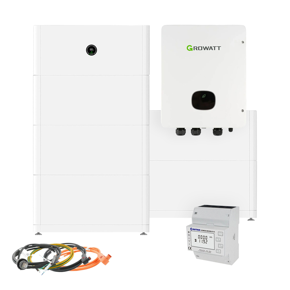 Growatt apx 25kWh battery system with back-up box with bms p2 for mid-xh inverters