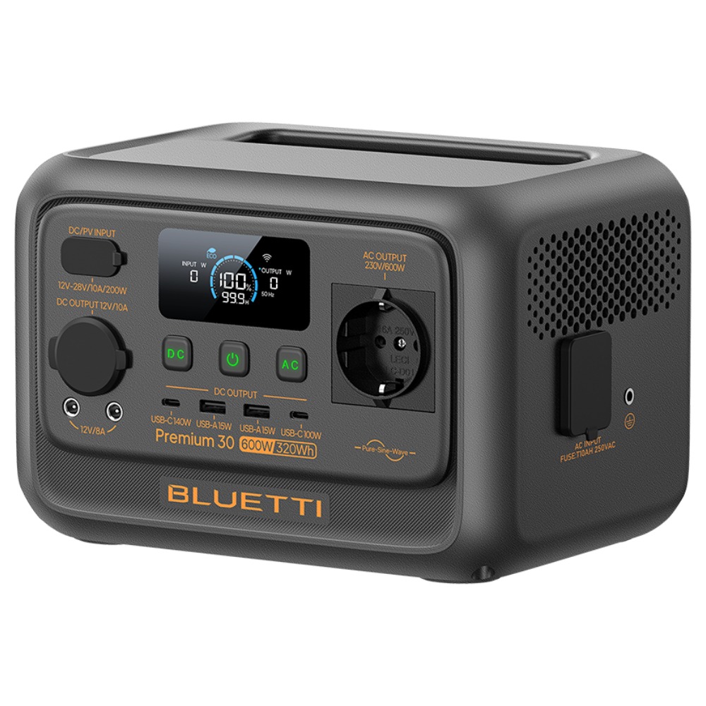Bluetti Premium 30 V2 Mobile Powerstation 320Wh 600W USV-Funktion