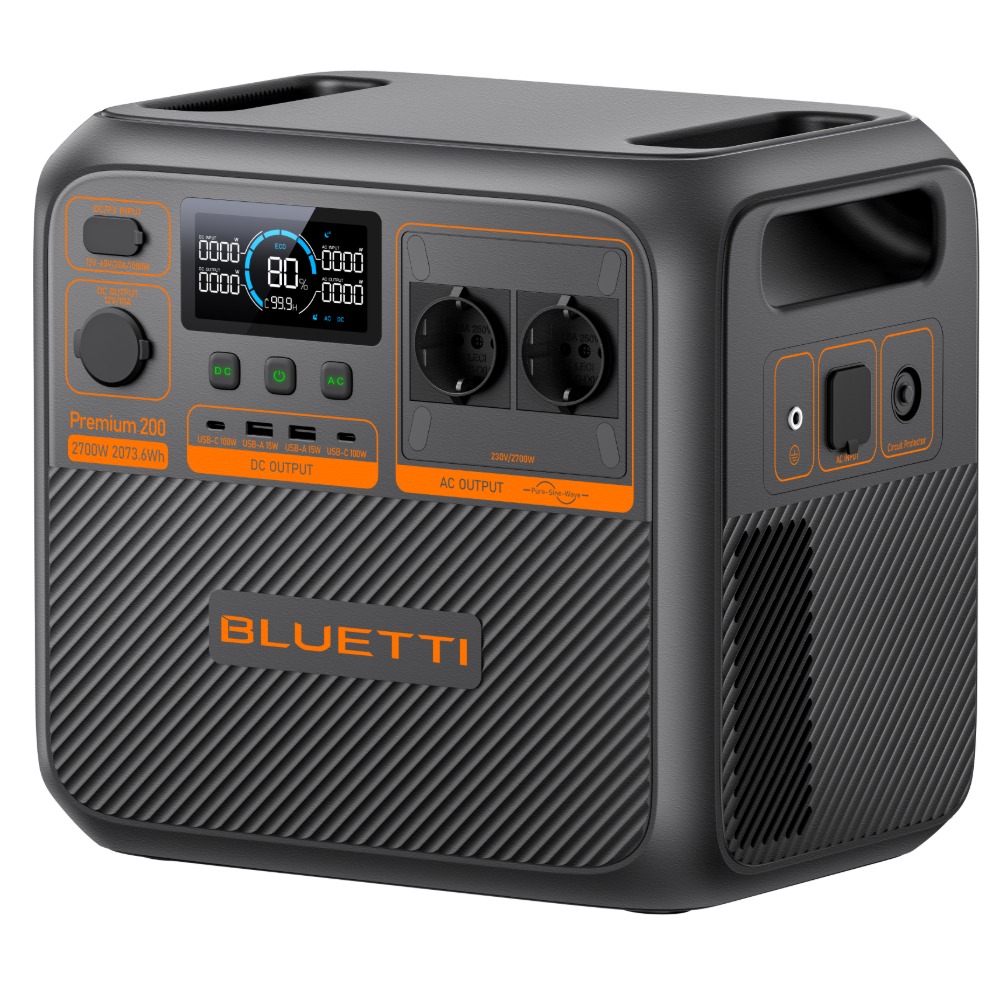 Bluetti Premium 200 V2 Mobile Powerstation 2073Wh 2700W USV-Funktion