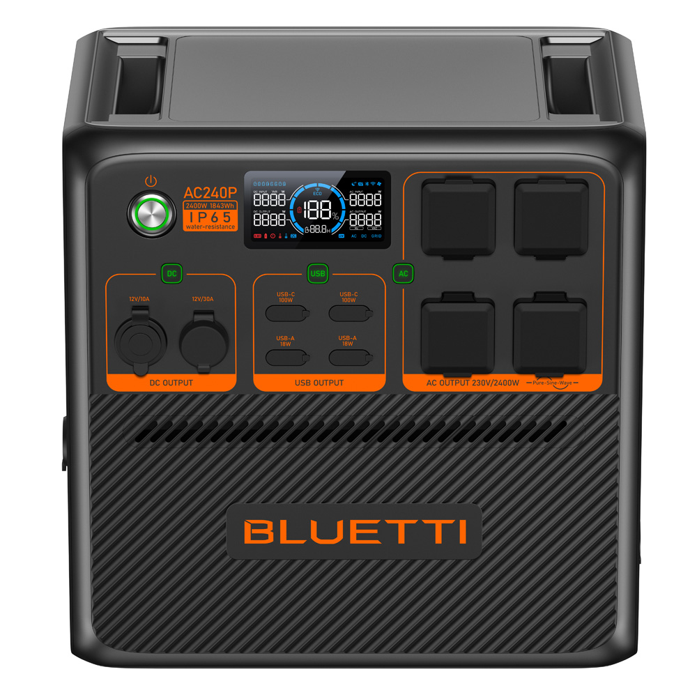 Bluetti AC240P Powerstation LiFePO4 1843Wh 2400W