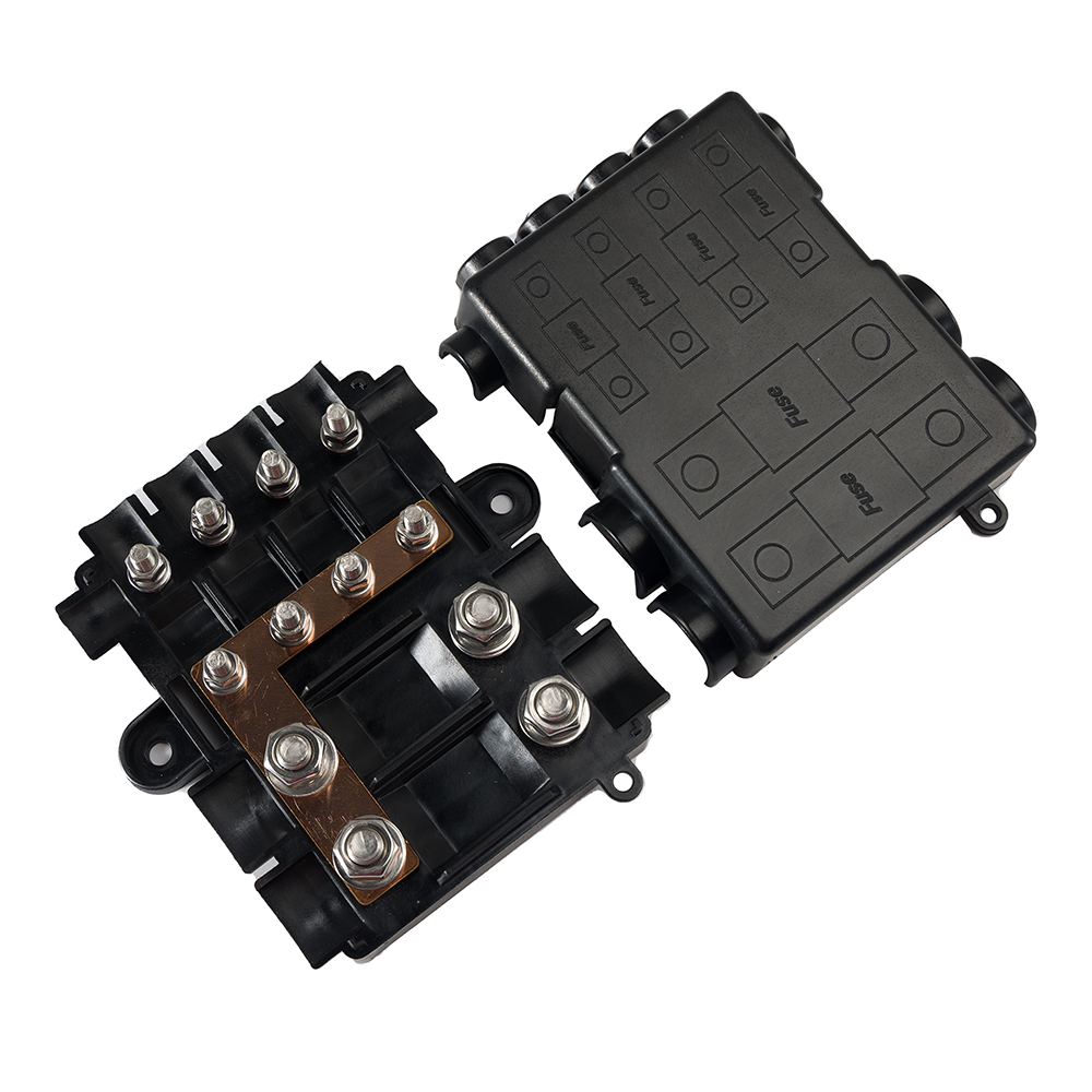 Offgridtec Fuse holder 2 x mega + 4 x midi incl. busbar