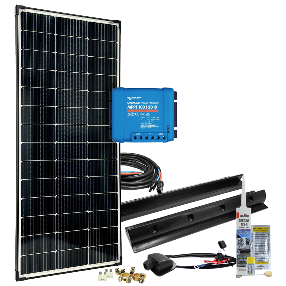 Offgridtec mPremium+ XL 150W 12V MPPT Caravan Solar System