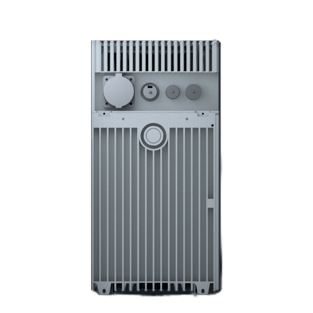 Hoymiles HiBattery HB-4020-X Energiespeicher mit Kühlrippen und Anschlussbuchsen oben